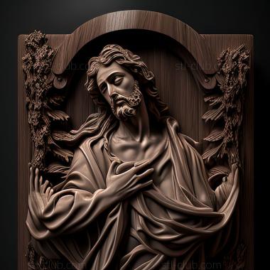 3D model st jesus (STL)